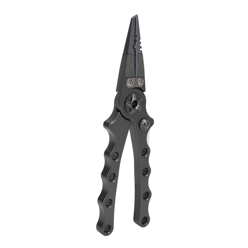 Fishing Pliers Aluminium Alloy Multifunctional Split Ring Pliers Self Locking