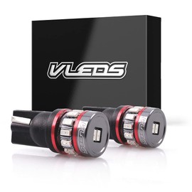 VLEDS 2pcs 40lm 194 T10 2825 360° Long Life 14 LED Bulb