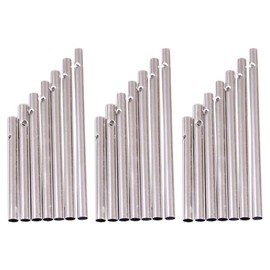CAXUSD - Juego de 21 carillones de viento para exteriores, para campanillas de viento, tubos de timbre de viento, kit de tubería de metal, material de tubo de timbre de viento, suministros de