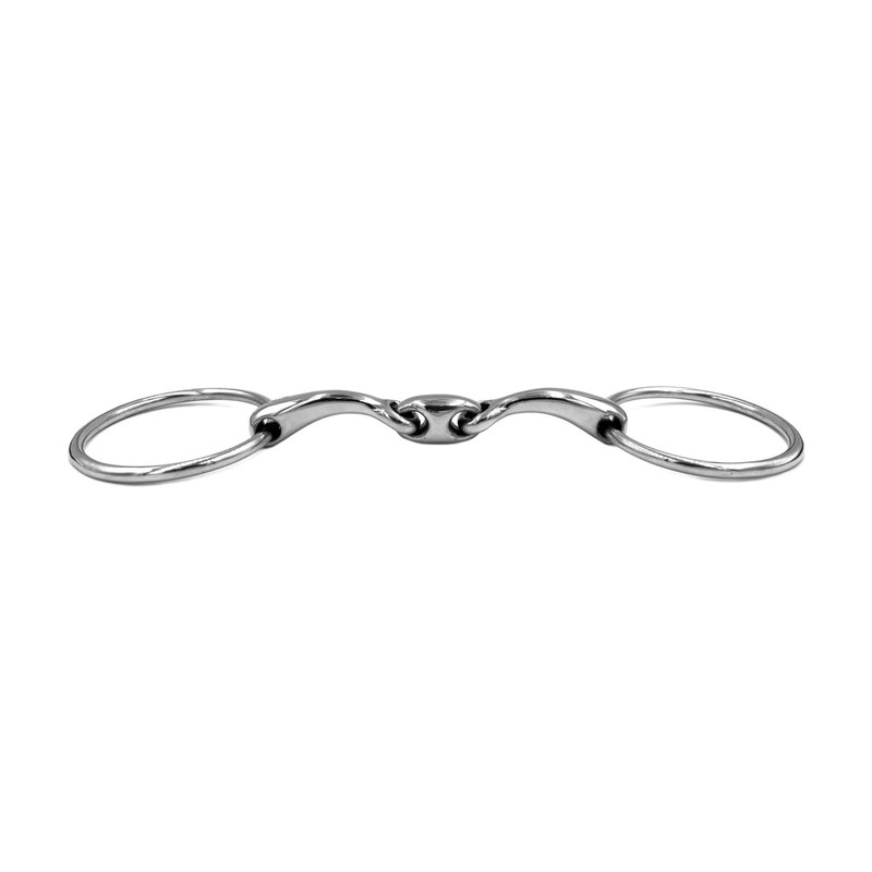 Equine Smile ES0122 ErgoBit Water Snaffle Double Broken Anatomically Shaped