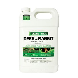 Liquid Fence Deer And Rabbit Repellent Concentrate, Apply Year-Round, 1 Gallon