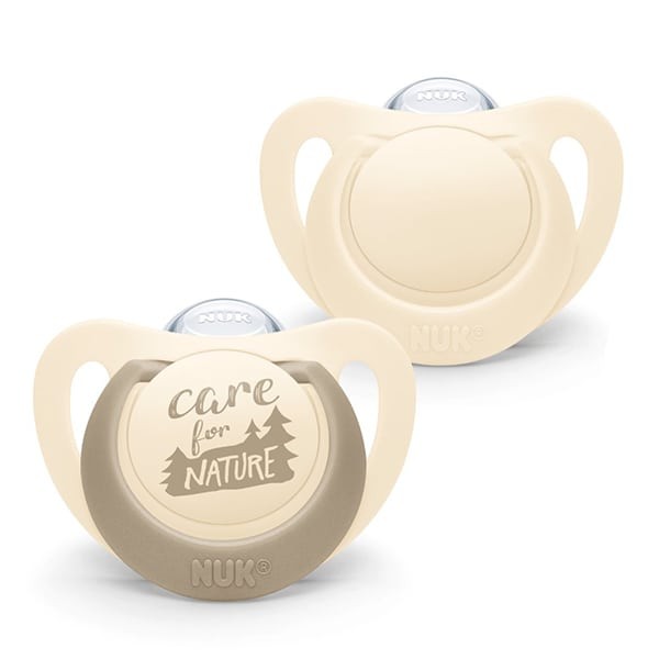 Nuk for Nature Silicone Soother 0-6m 2pieces