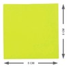 25 Rewritable Magnets 5 x 5 cm for Magnetic Boards,
