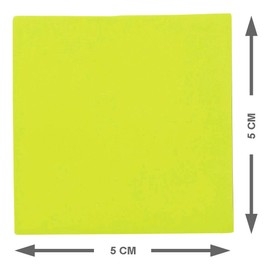 25 Rewritable Magnets 5 x 5 cm for Magnetic Boards, Fridges, Plan Boards and Whiteboards, Sticky Notes, Easy to Remove and Reusable, Also for Agile, Scrum, Kanban or Lean. (Green)