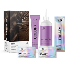 IGK Permanent Color Kit Hot Chestnut - Warm Golden Brown