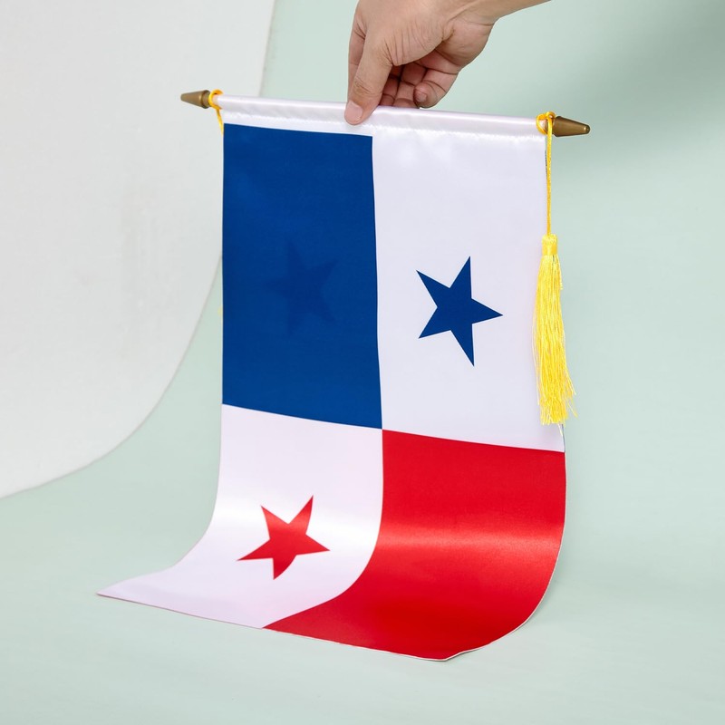 2 Pack Panama Wall Flags Banner, Mini Panamanian Hanging car