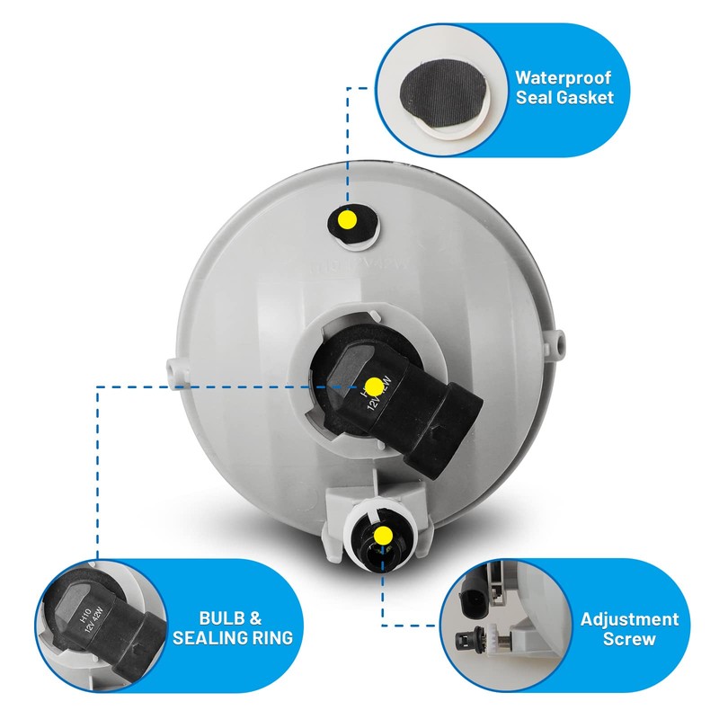Fog Lights compatiable for Toyota 2005-2011 Tacoma 2004-2006 Solara 2007-2013