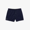Lacoste Men's ESS Recycled Poly Swim Short, Navy, Medium