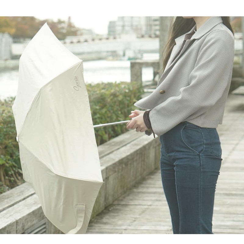 Women's Folding Umbrella, Sun & Rain, Ultra Lightweight, Ribs, 21.7