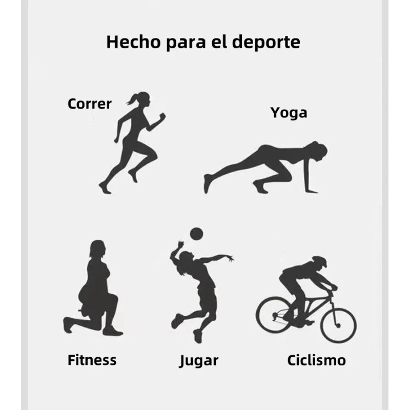 Ciclismo Correr Senderismo Deportes Media Calcetines 3 Pares