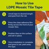 Alanson Products Mosaic Tile Tape - Low-Density Polyethylene Film (LDPE)