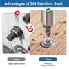 230 Pieces Flat Washers Set 304 Stainless Steel Washers Assortment