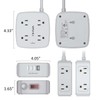 6 Ft Surge Protector Power Strip - 8 Widely Outlets
