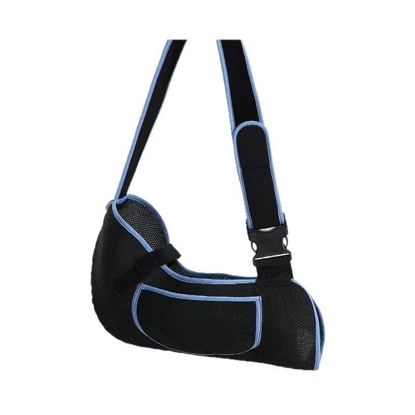 Adjustable Arm Sling with Pocket, Rotator Cuff Shoulder Immobilizer, Breathable