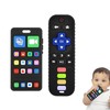 Baby Silicone Teething Toys, Phone and Remote Teether Toys for