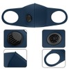 NUÜR 2pcs Fabric Reusable Face Mask, with Air Valve and