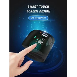 BWI Monitor de Presión Arterial de Muñeca, Baumanómetro Digital Preciso con Pantalla LCD Grande, opción de Voz en Español ,Detección Automática...    