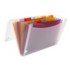 OXFORD Tahiti A4 Document Folder with Bellows, 12 Compartments, Polypro