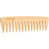 REMOS Haarkamm aus hochwertigem heimischem Buchenholz 18 cm grobe Zahnung