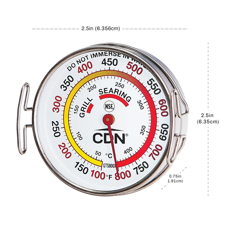CDN Grill Surface Thermometer | NSF Certified | ProAccurate® |