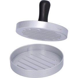 Yosoo Molde para Prensar Hamburguesas, Fácil de Limpiar, para Herramientas de Cocina, Herramienta Antiadherente para Hacer Hamburguesas para Cocineros Caseros, Accesorio de Cocina de Forma Redonda