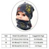 Uniyoung Baby Boys Cotton Beanie Hat and Collar Scarf Set