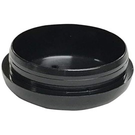 1-1/2" Deluxe Wrought Iron Patio Furniture Feet Glides, Round Plastic Chair Leg Caps, Floor Protector for Chairs, Pack of 25, Black