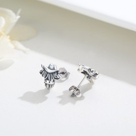 Highland Cow Earrings for Women 925 Sterling Silver Cow Stud Earrings Western Cow Earrings Jewelry Gifts for Women