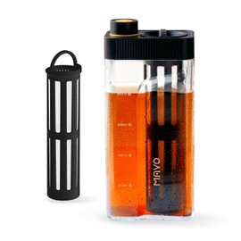 MAVO Cold Brew Coffee Maker, 27oz Iced Coffee Maker and Tea Brewer, Fine Mesh Filter, Leak-Proof Seal, Removable Design for Easy Cleaning, Durable Tritan Material, Space Saving - Home and Camping