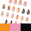 Halloween Nails Press ons Short Almond Fake Nails