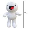MOCHUJOM Cartoon Stuffed Plush Pillow, 12" James Stuffed Animal Toy