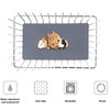2-Pack 24”x18” Washable Guinea Pig Cage Liner - Reusable &