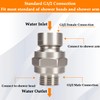Shower Head Swivel Ball Adapter, ZESE 1PCS Adjustable Universal Shower