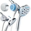 AquaCare Magneton 8-setting Magnetic Docking Hand Shower with Built-in Shower