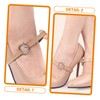 Beavorty 2 Pairs Straps for High Heels Buckle Straps Strap