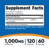 Nutricost NAD+ Supplement 1,000mg per Serving,120 Capsules (Nicotinamide Adenine Dinucleotide)
