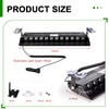 SHMZK Car Emergency Strobe Light, 12V Windshield Dashboard Warning Flash