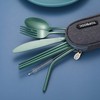 Portable Stainless Steel Flatware Set, Travel Camping Cutlery Set, Portable