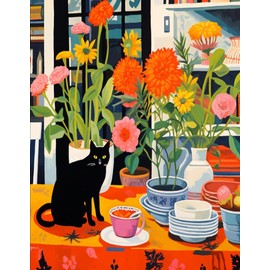 GemZono Diamond Painting Kits for Adults,Diamond Painting Kits,5D Diamond Art Kits for Adults Carton Diamond Painting Full Drill Diamond Dots Gem Art Painting Kits for Home Wall Decor Gifts 12x16inch