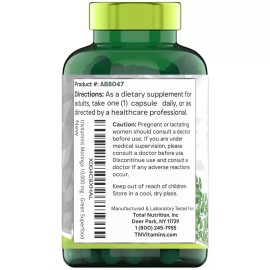 tnvitamins Organic Moringa Powder Capsules - 10000mg of Pure Nutrient - 120 Capsules