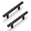Estmoon 30 Pack Cabinet Handles Matte Black Cabinet Pulls with