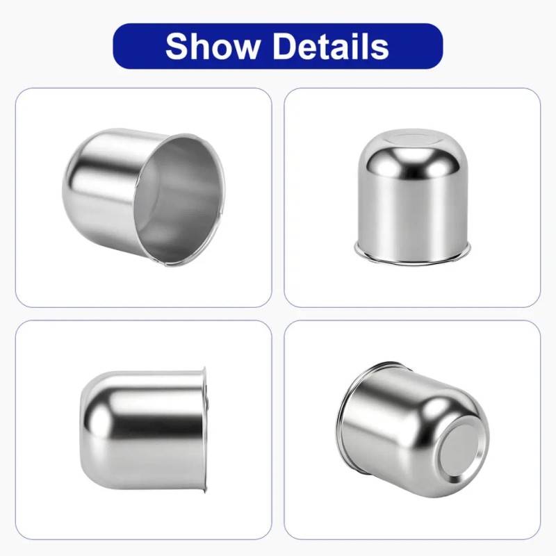 3.31" Push Through Center Caps for Trailer Truck RV Wheel