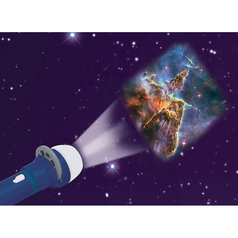 Brainstorm Toys E2008 Space Torch & Projector, Blue, 11cmx3cm