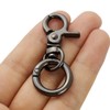 [FUSSED] 2pcs Lever Nascan Rotating Key Chain Swivel Snap Hook