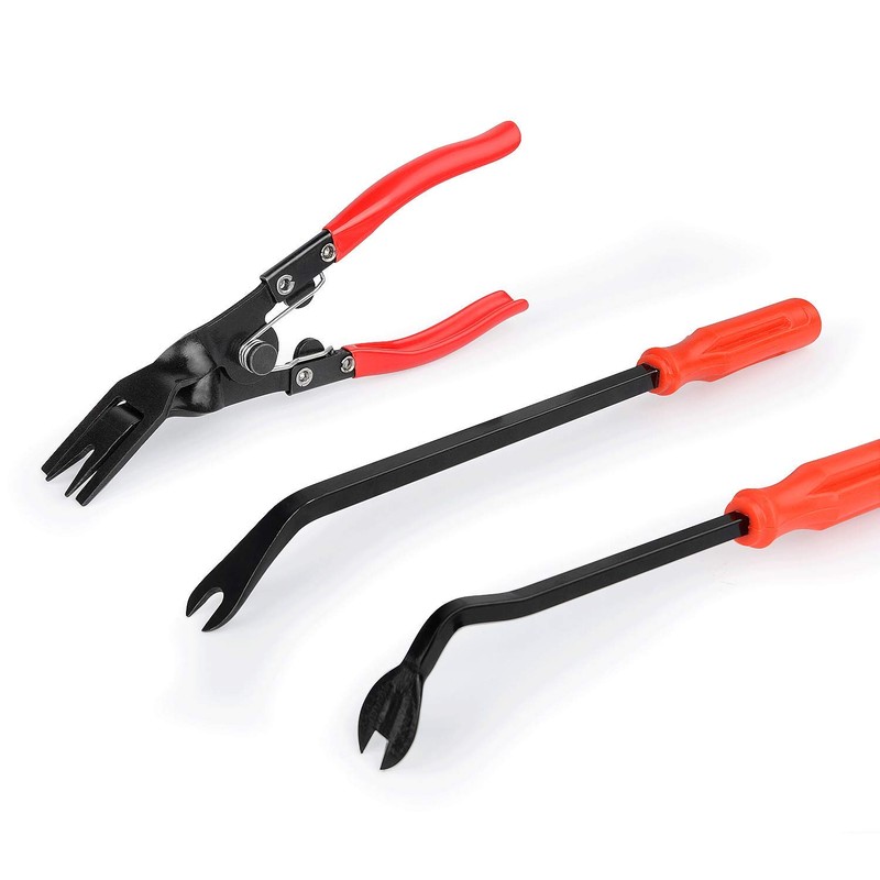 GOOACC 3 Pcs Clip Pliers Set & Fastener Remover -