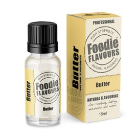 Foodie Flavours Butter Natural Flavouring, High Strength - 15ml