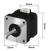 SIMAX3D Nema 17 Stepper Motor 42-34 Pancake (1 Piece/Pack) 1.5A-3.8V