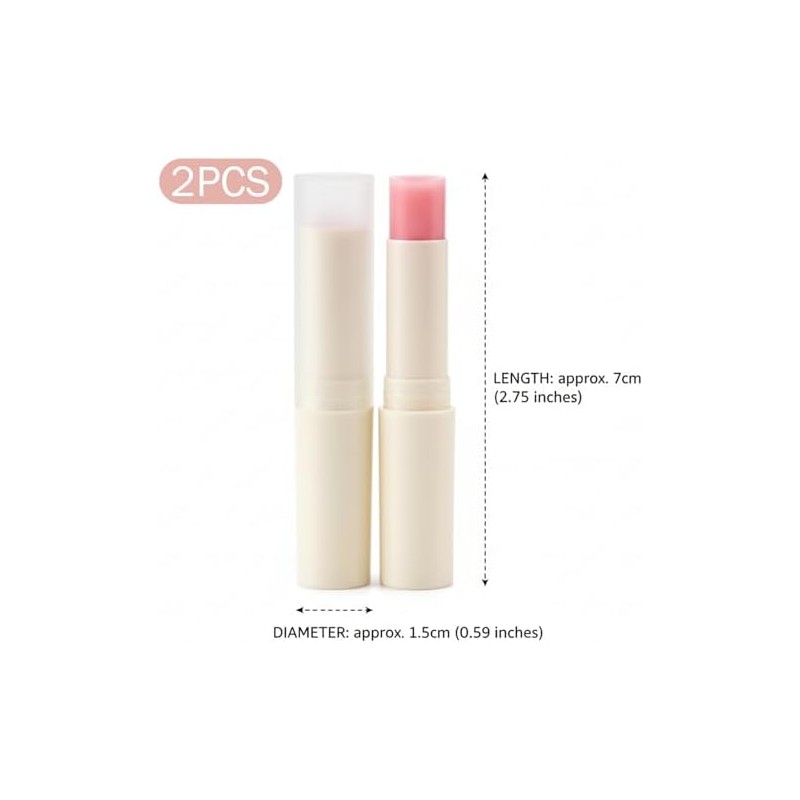 Aclarador de labios para labios oscuros, paquete de 2 barras