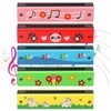 ZMDMAH 5 x Children's Harmonica, 16-Hole Harmonica, Wooden Harmonica, Harmonica