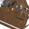 Jeanerlor Waxed Canvas Work Apron for Women with 11 Pockets